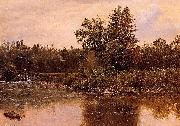 Albert Bierstadt Landscape, New Hampshire Germany oil painting artist